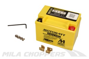 Akumulator motocyklowy Motobatt 12V 4.7AH/70A P+ 