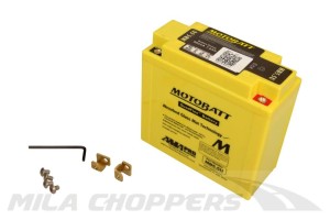 Akumulator motocyklowy Motobatt 12V 5.5AH/90A P+ 