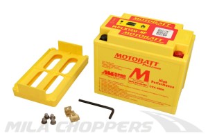Akumulator motocyklowy Motobatt 12V 4AH/280A P+