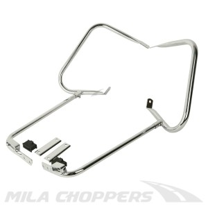 Gmol tylny prawy + lewy Harley Touring FLH 97-08 chrom