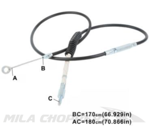 Linka sprzęgła 180 cm Harley Touring 08-13