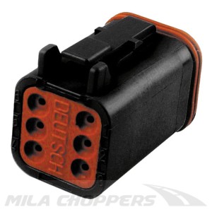 ZŁĄCZKA NAMZ, DEUTSCH DT. CZARNY, OBUDOWA WTYCZKI, 6-PIN