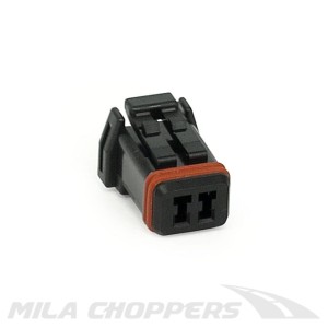 ZŁĄCZE NAMZ, DEUTSCH MX-1900. CZARNY, WTYK, 2 PINY