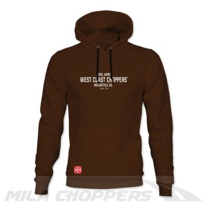 Bluza z kapturem WCC Hoodie Austin brązowa