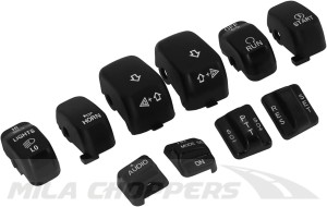 Przyciski przełączniki 10 sztuk Harley Touring 1996-2013