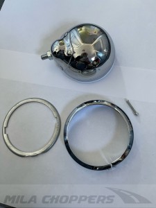 Lightbar obudowa lampy reklektor 97-24 Harley 4-1/2" FL FLH chrom