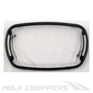 Ramka lampy z wbudowanymi kierunkowskazami Road Glide FLTR 98-13 Cycle Visions